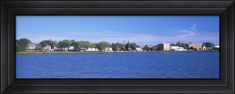 Framed Buildings at the waterfront, Charlottetown, Prince Edward Island, Canada Print