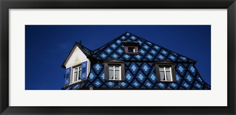 Framed High section view of a house, Germany Print