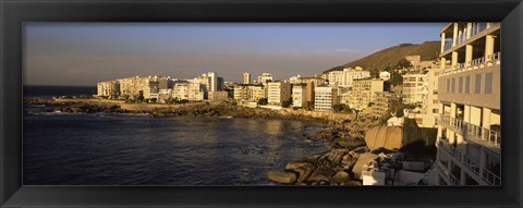 Framed City at the waterfront, Bantry Bay, Cape Town, Western Cape Province, Republic of South Africa Print