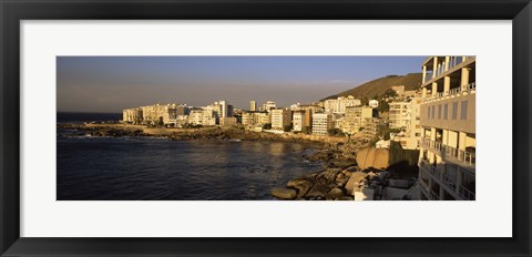 Framed City at the waterfront, Bantry Bay, Cape Town, Western Cape Province, Republic of South Africa Print