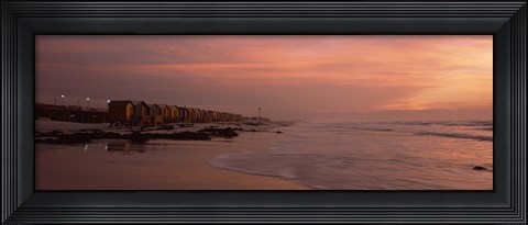 Framed Muizenberg Beach, False Bay, Cape Town, Western Cape Province, Republic of South Africa Print