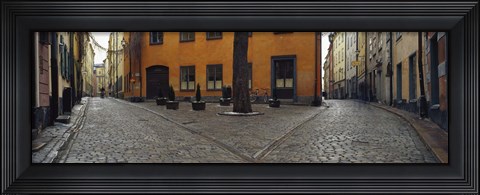 Framed Buildings in a city, Gamla Stan, Stockholm, Sweden Print