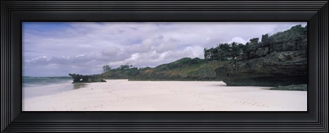 Framed Rocks on the beach, Watamu Marine National Park, Watamu, Coast Province, Kenya Print