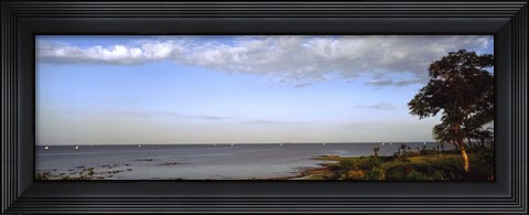 Framed Clouds over a lake, Lake Victoria, Kenya Print