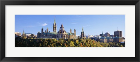 Framed Parliament Building, Parliament Hill, Ottawa, Canada Print