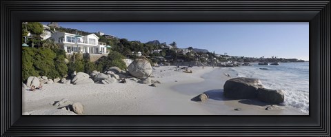 Framed Buildings at the waterfront, Clifton Beach, Cape Town, Western Cape Province, South Africa Print