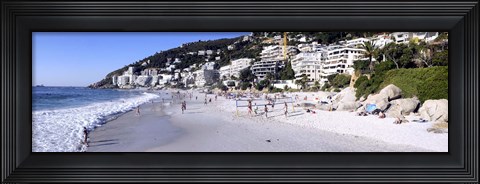 Framed Clifton Beach, Cape Town, Western Cape Province, South Africa Print