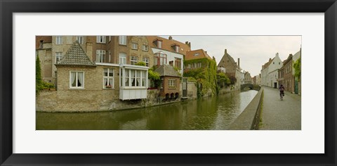 Framed Bruges, West Flanders, Belgium Print