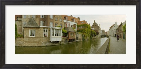 Framed Bruges, West Flanders, Belgium Print