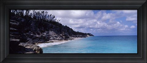 Framed Clouds over the sea, Bermuda Print