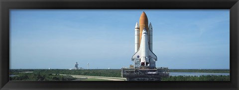 Framed Rollout of Space Shuttle Discovery, NASA Kennedy Space Center, Cape Canaveral, Brevard County, Florida, USA Print