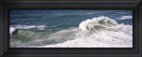 Framed High angle view of waves in the sea, Australia Print