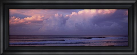 Framed Clouds over the sea, Gold Coast, Queensland, Australia Print