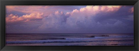 Framed Clouds over the sea, Gold Coast, Queensland, Australia Print