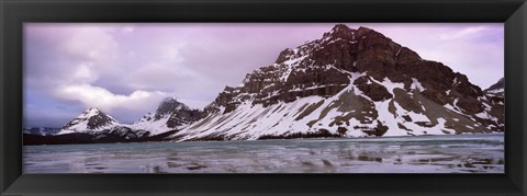 Framed Clouds over mountains, Banff, Alberta, Canada Print