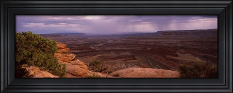 Framed Clouds over an arid landscape, Canyonlands National Park, San Juan County, Utah Print