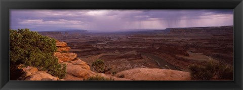 Framed Clouds over an arid landscape, Canyonlands National Park, San Juan County, Utah Print