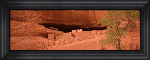 Framed Ruins of house, White House Ruins, Canyon De Chelly, Arizona, USA Print