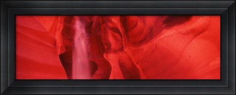 Framed Red Rock formations, Antelope Canyon, Arizona Print