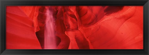 Framed Red Rock formations, Antelope Canyon, Arizona Print