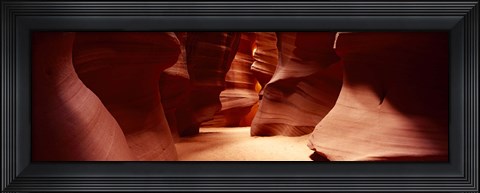 Framed Rock formations, Antelope Canyon, Arizona Print