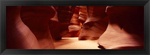 Framed Rock formations, Antelope Canyon, Arizona Print