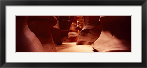 Framed Rock formations, Antelope Canyon, Arizona Print