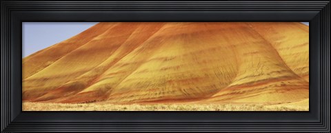 Framed Natural pattern on a hill, Painted Hills, Oregon Print