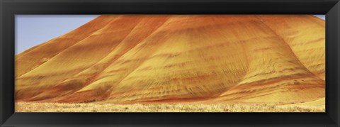 Framed Natural pattern on a hill, Painted Hills, Oregon Print