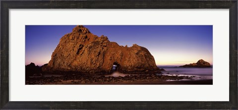 Framed Pfeiffer Beach, Big Sur, California Print