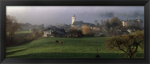 Framed Wolfgangsee, Salzkammergut, Austria Print