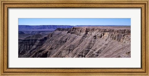 Framed High angle view of a canyon, Fish River Canyon, Namibia Print