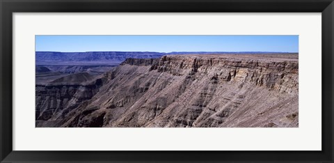 Framed High angle view of a canyon, Fish River Canyon, Namibia Print