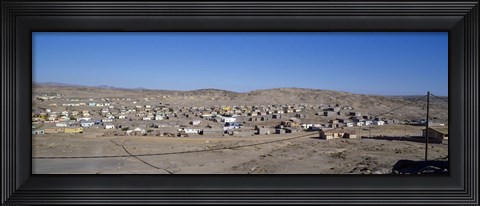 Framed Buildings in a town, Luderitz, Namibia Print