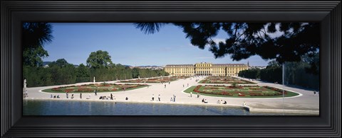 Framed Facade of a palace, Schonbrunn Palace, Vienna, Austria Print