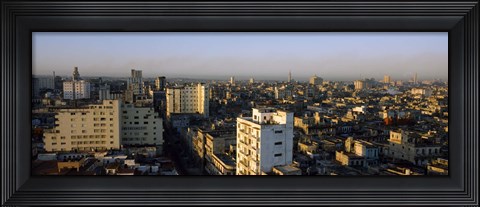 Framed Slyline View of Old Havana, Havana, Cuba Print