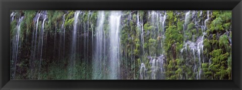 Framed Mossbrae Waterfall, Sacramento River, Dunsmuir, Siskiyou County, California Print