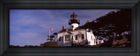 Framed Point Pinos Lighthouse, Pacific Grove, Monterey County, California Print