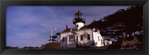 Framed Point Pinos Lighthouse, Pacific Grove, Monterey County, California Print