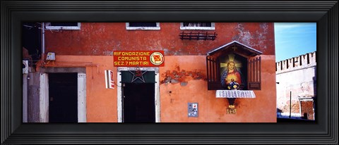 Framed Low angle view of a building, Venice, Veneto, Italy Print