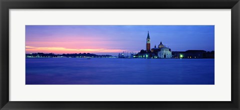Framed Church at the waterfront, Redentore Church, Giudecca, Venice, Veneto, Italy Print