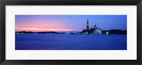 Framed Church at the waterfront, Redentore Church, Giudecca, Venice, Veneto, Italy Print