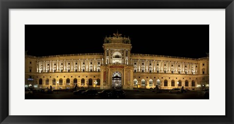 Framed Facade of a palace, The Hofburg Complex, Vienna, Austria Print