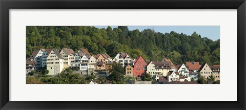 Framed Buildings in a city, Horb am Neckar, Northern Black Forest Region, Baden-Wurttemberg, Germany Print