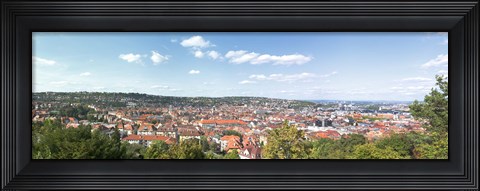 Framed Buildings in a city, Stuttgart, Baden-Wurttemberg, Germany Print