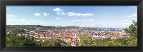 Framed Buildings in a city, Stuttgart, Baden-Wurttemberg, Germany Print