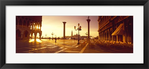 Framed Saint Mark Square, Venice, Italy Print