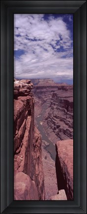 Framed River Passing Through atToroweap Overlook, North Rim, Grand Canyon Print