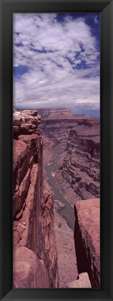 Framed River Passing Through atToroweap Overlook, North Rim, Grand Canyon Print