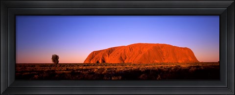 Framed Rock formation, Uluru, Uluru-Kata Tjuta National Park, Northern Territory, Australia Print